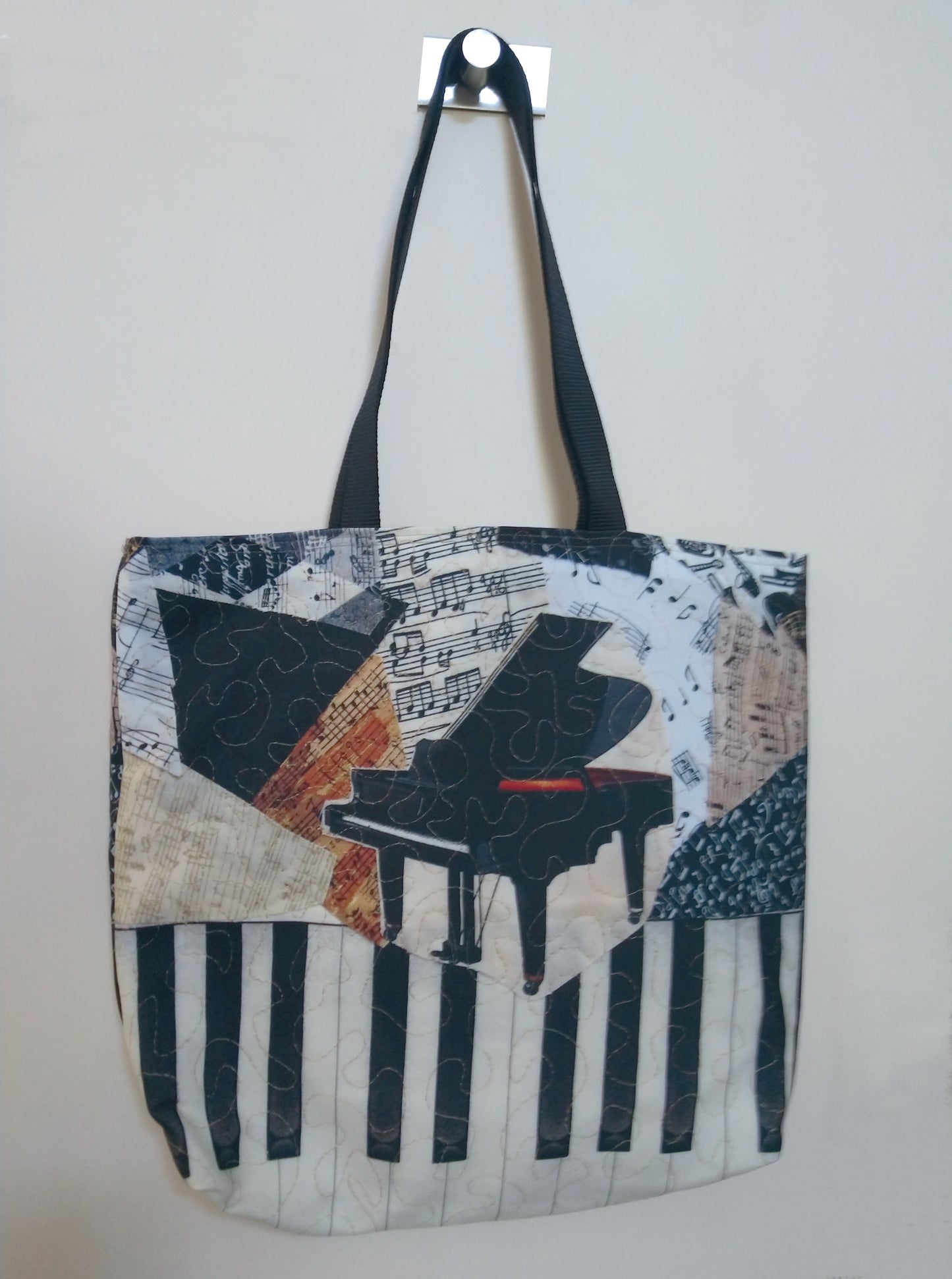 Grand Piano Reversible Tote Bag