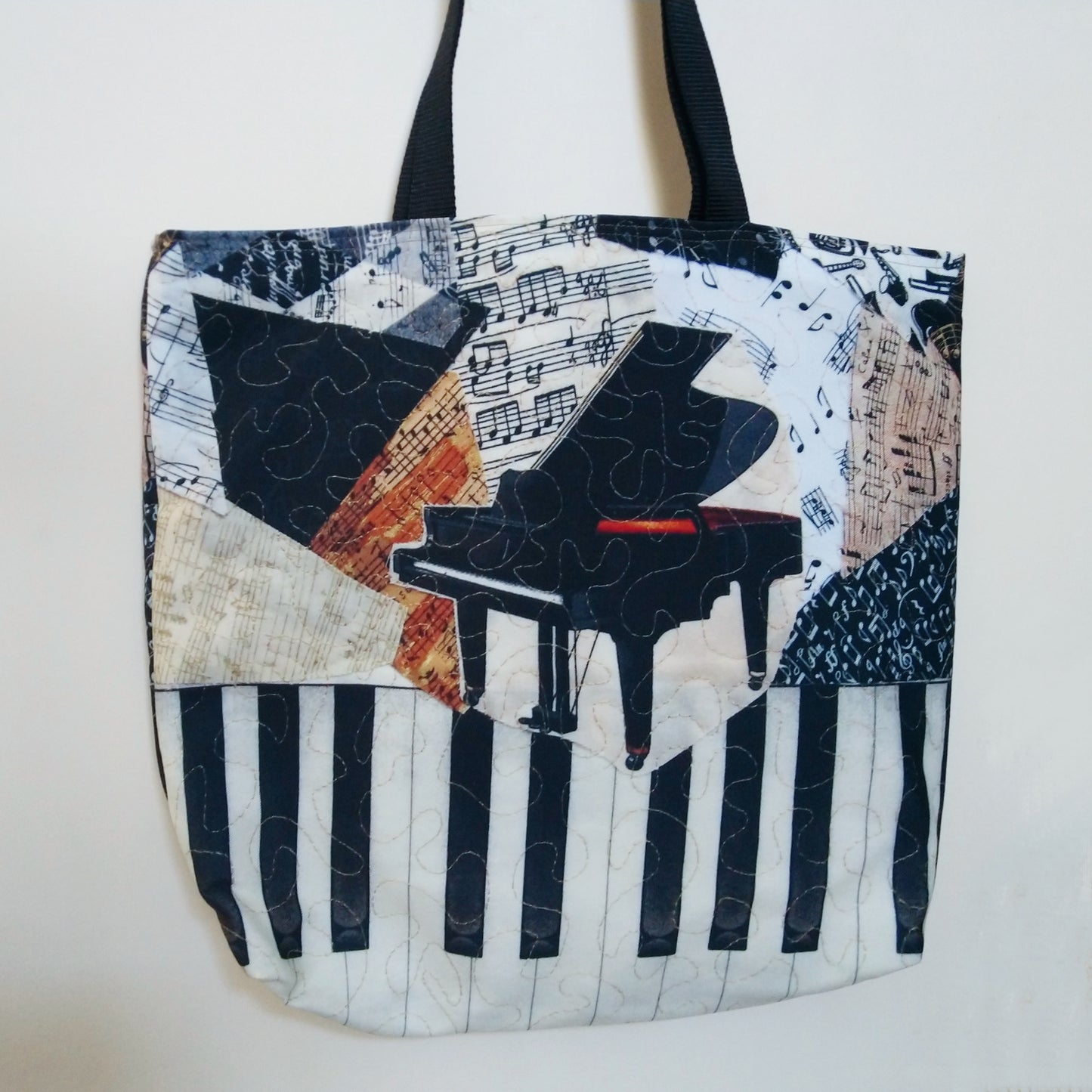 Grand Piano Reversible Tote Bag