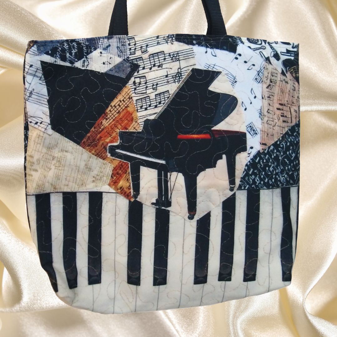 Grand Piano Reversible Tote Bag