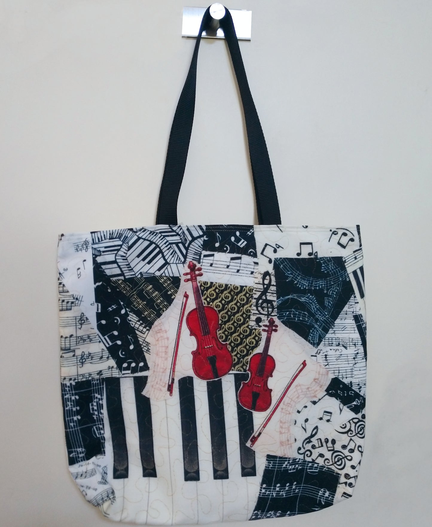 Violin and Viola Reversible Tote Bag