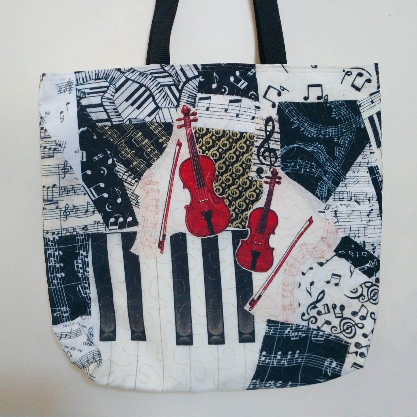 Violin and Viola Reversible Tote Bag