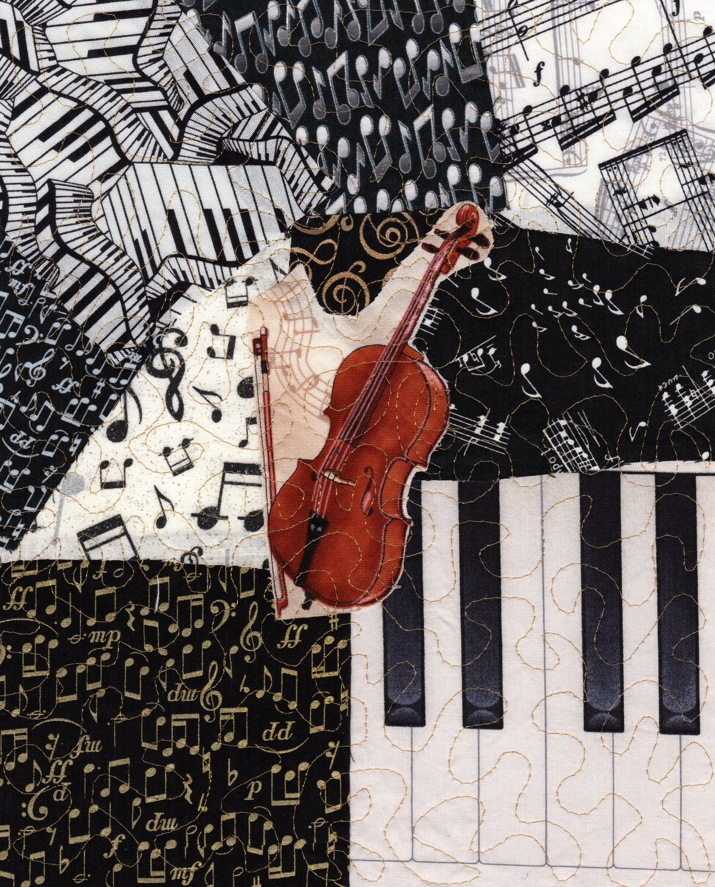 Cello/Music Greeting Card - blank inside with envelope