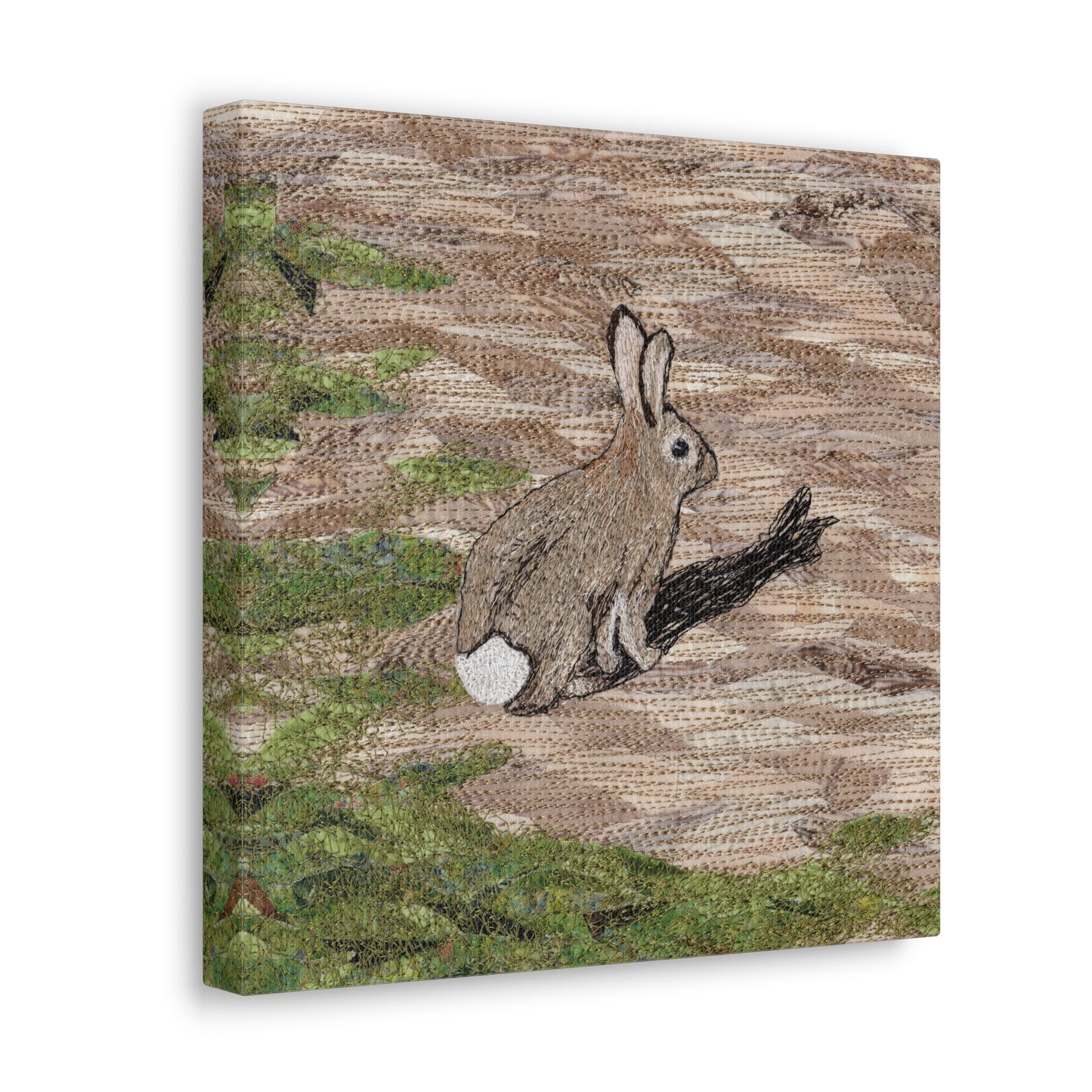 Afraid of His Own Shadow - Bunny Rabbit design - Canvas Gallery Wrap