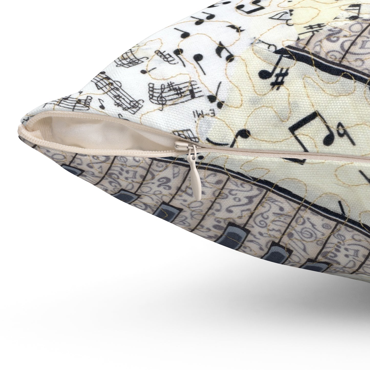 With a Song in My Heart Music Square Pillow