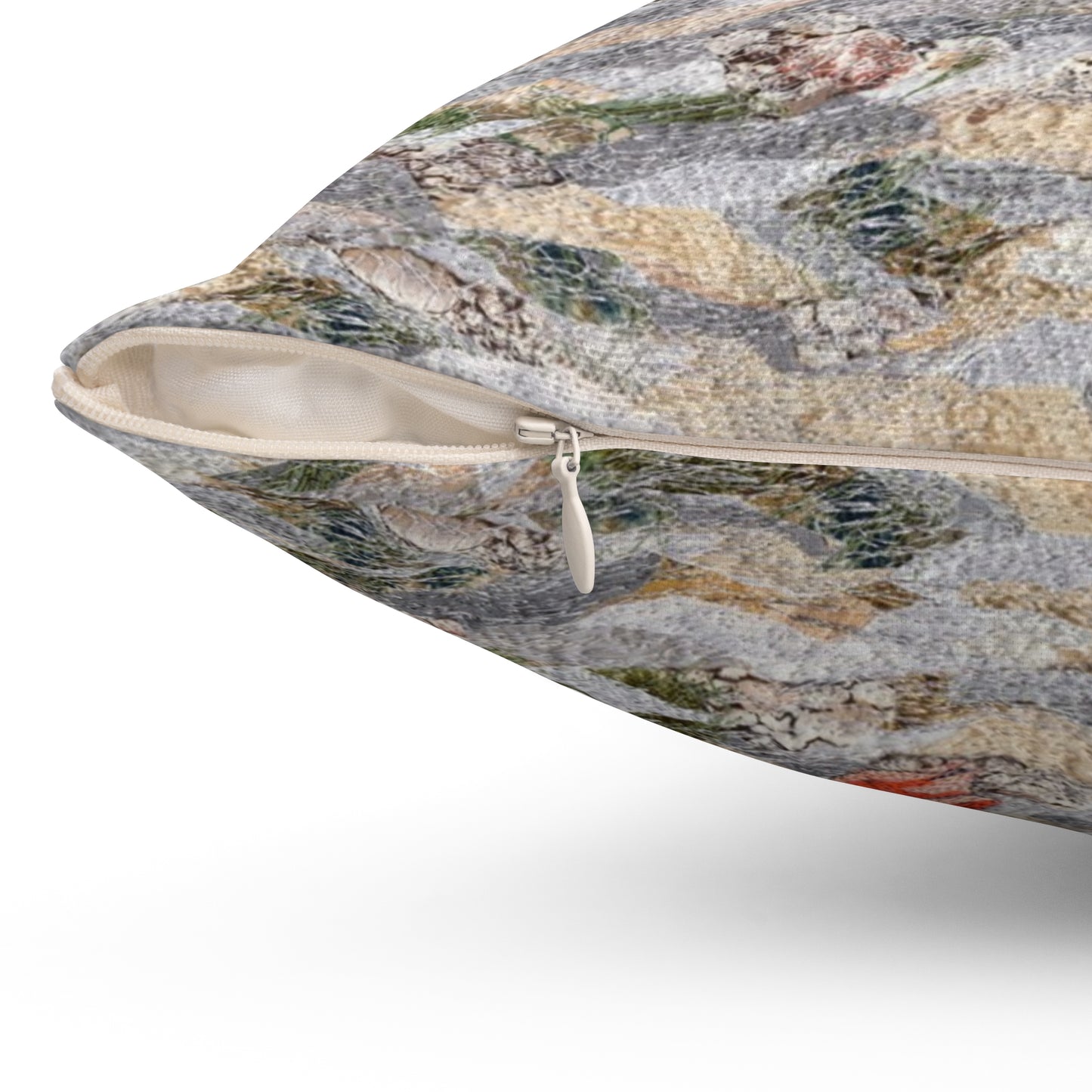 Suburban Wild, Ducks at the Lake Spun Polyester Square Pillow