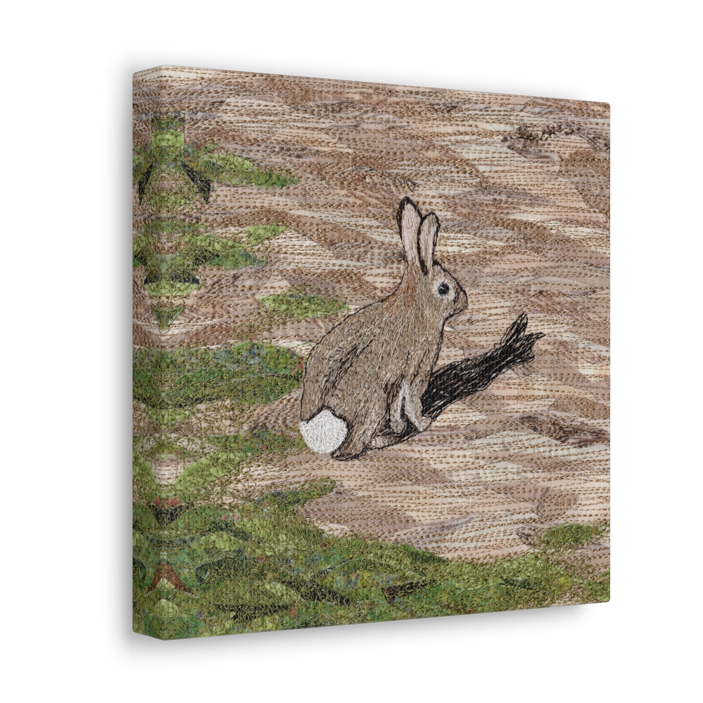 Afraid of His Own Shadow - Bunny Rabbit design - Canvas Gallery Wrap