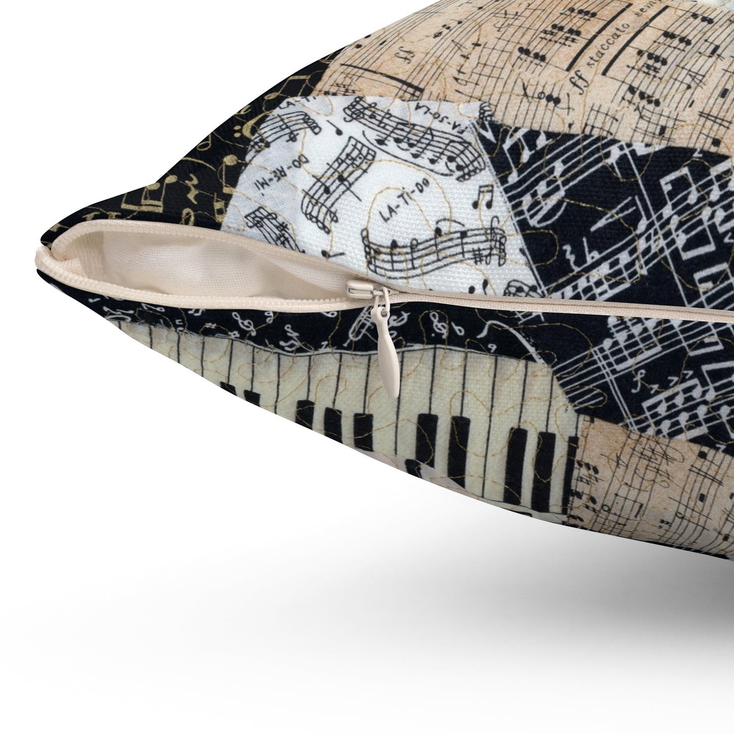 Violin Recital Music Square Pillow