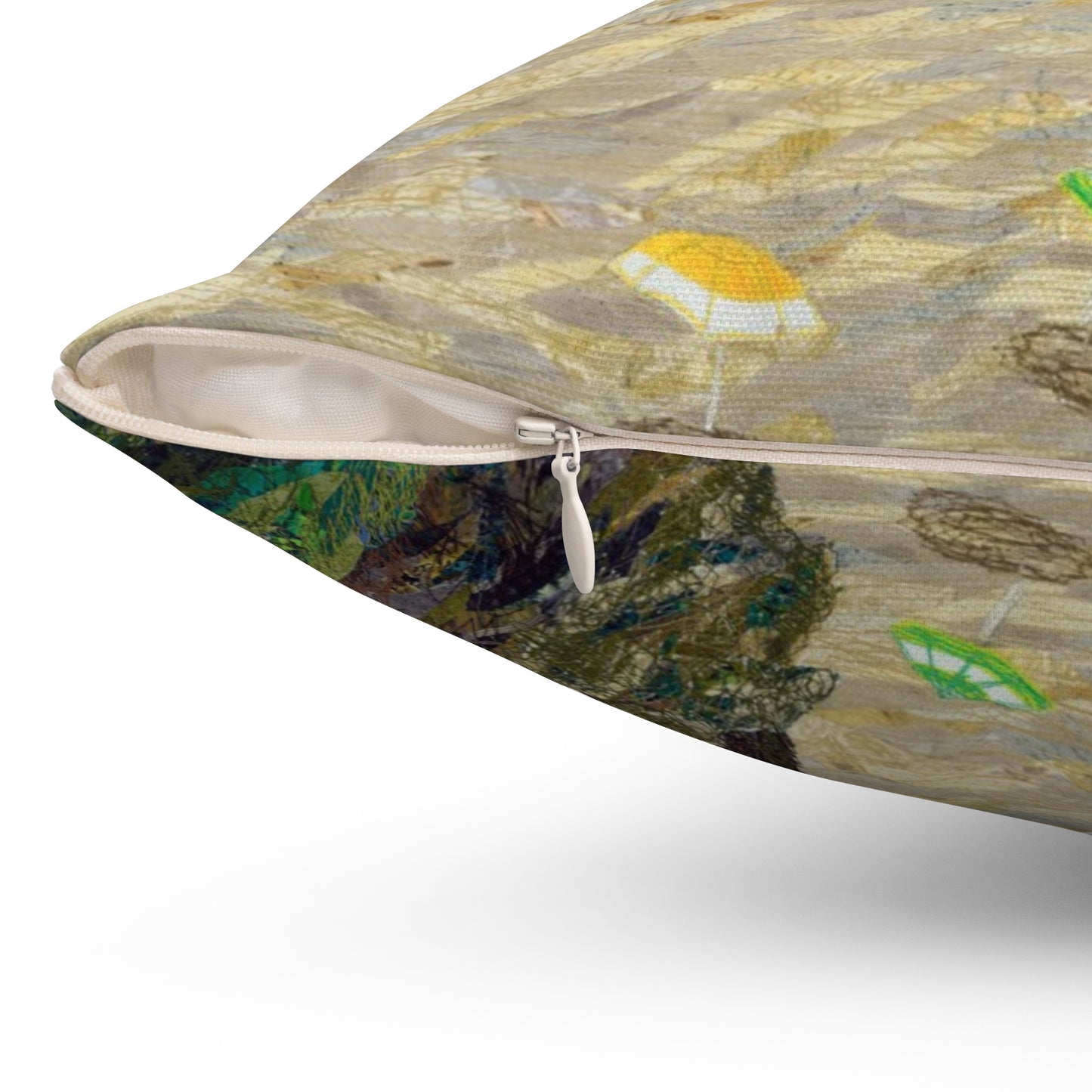 North Main Beach, Laguna Beach - Spun Polyester Square Pillow