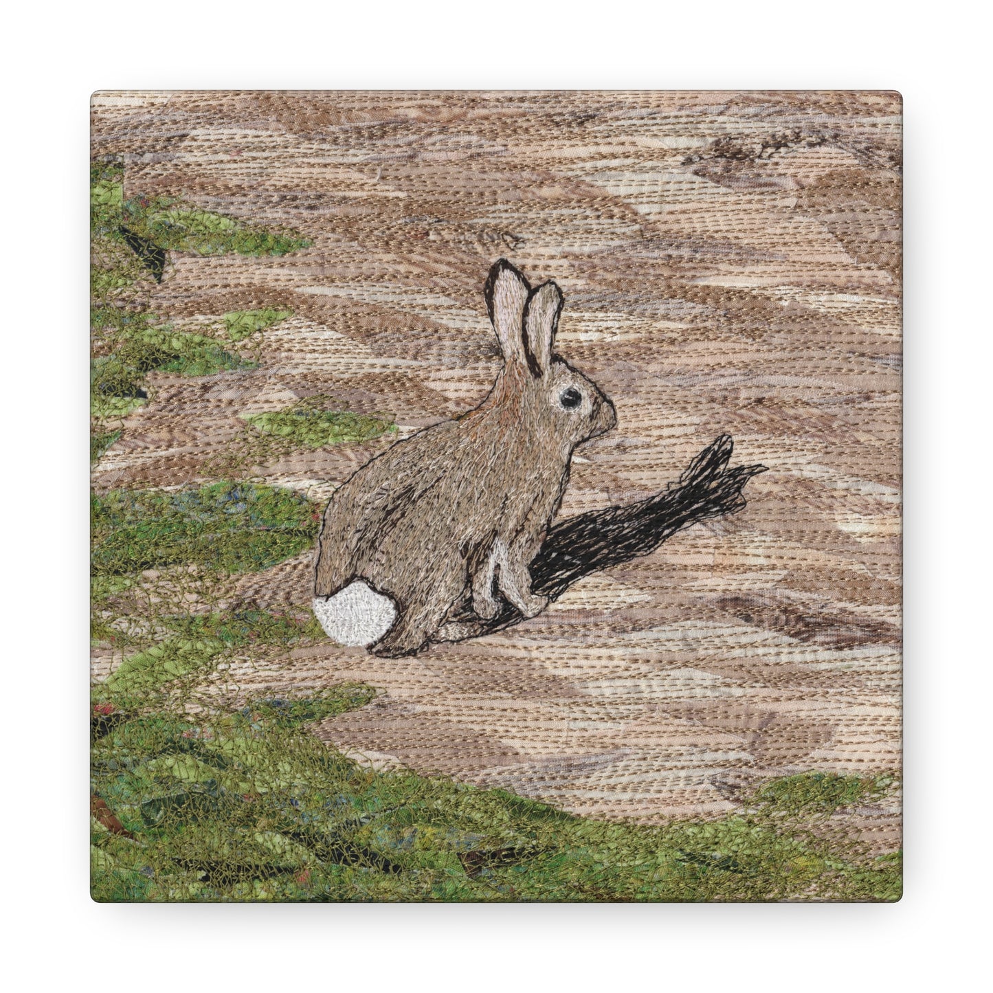 Afraid of His Own Shadow - Bunny Rabbit design - Canvas Gallery Wrap