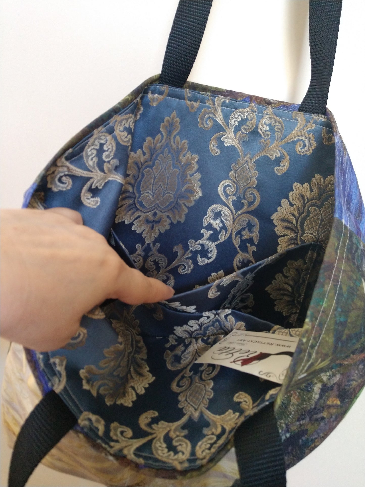 Beach Umbrellas Reversible Tote Bag