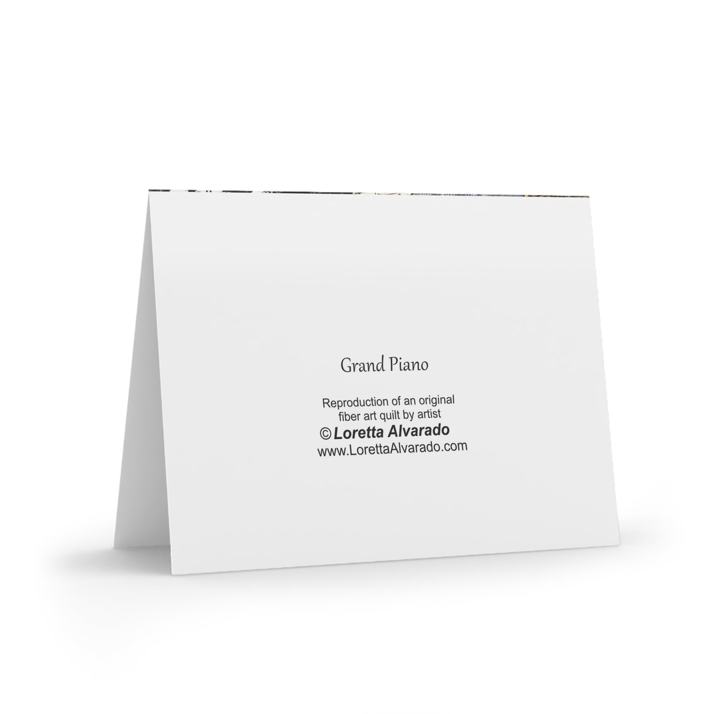 Grand Piano with Keyboard - Music Greeting Card