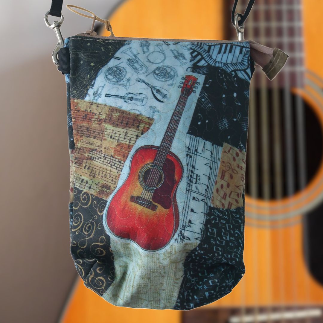 Guitar Travel-Ready Crossbody Bag
