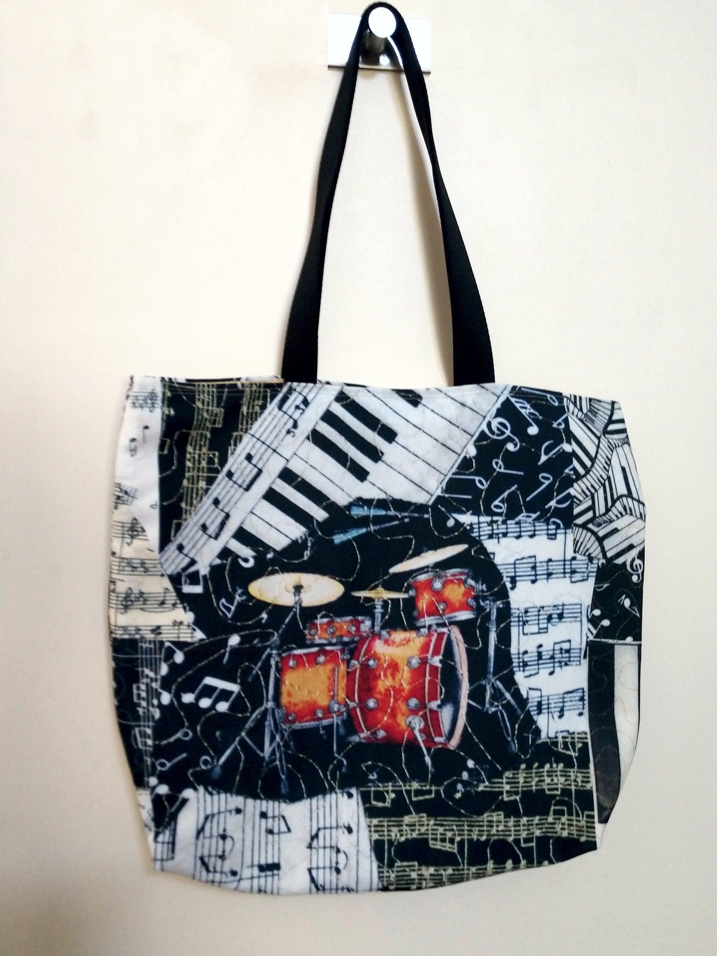 Drums Reversible Tote Bag