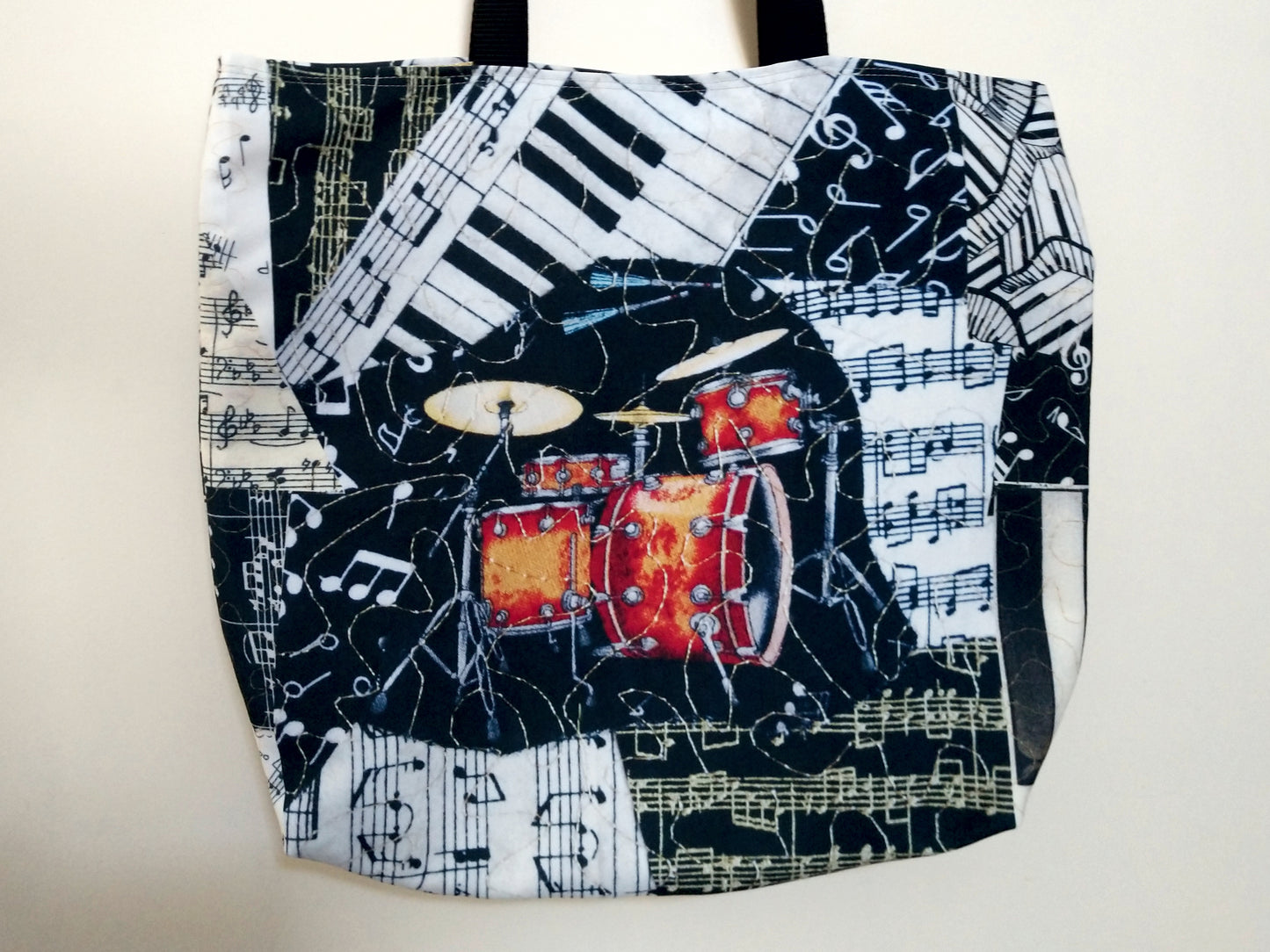Drums Reversible Tote Bag