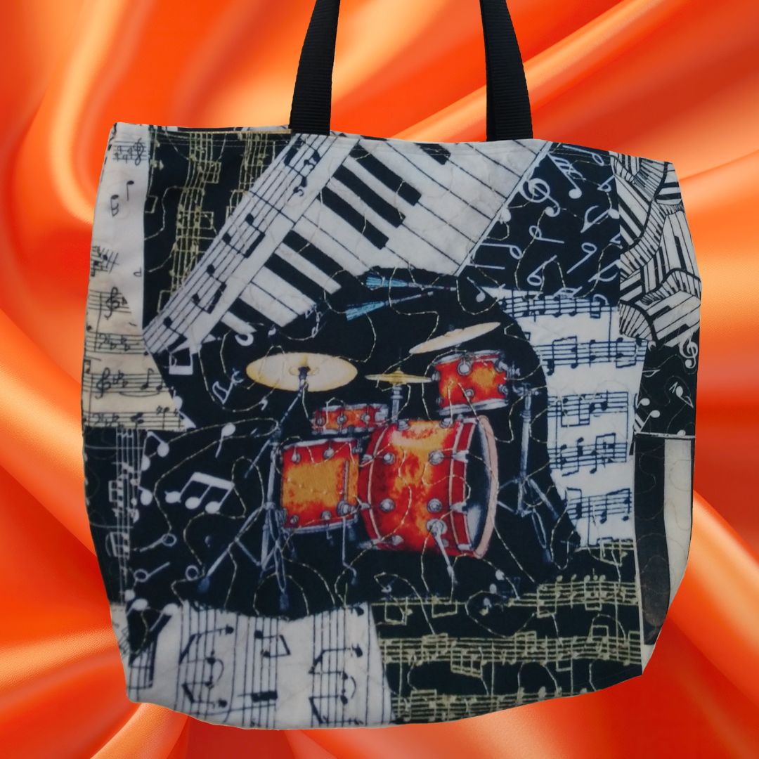Drums Reversible Tote Bag