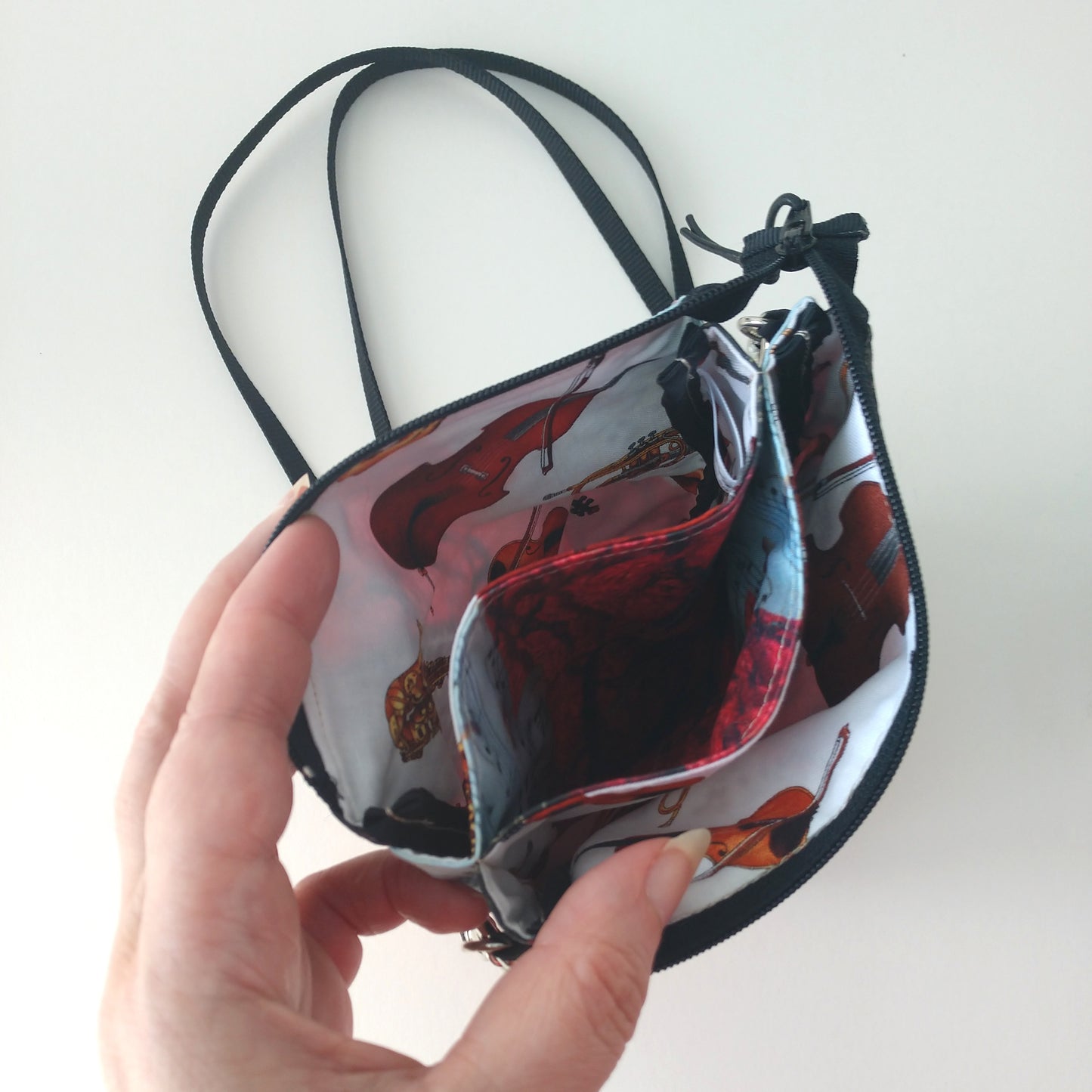 Red Violin Travel-Ready Crossbody Bag
