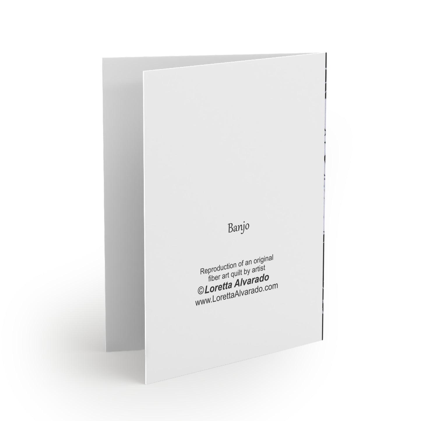 Back of the Banjo greeting card