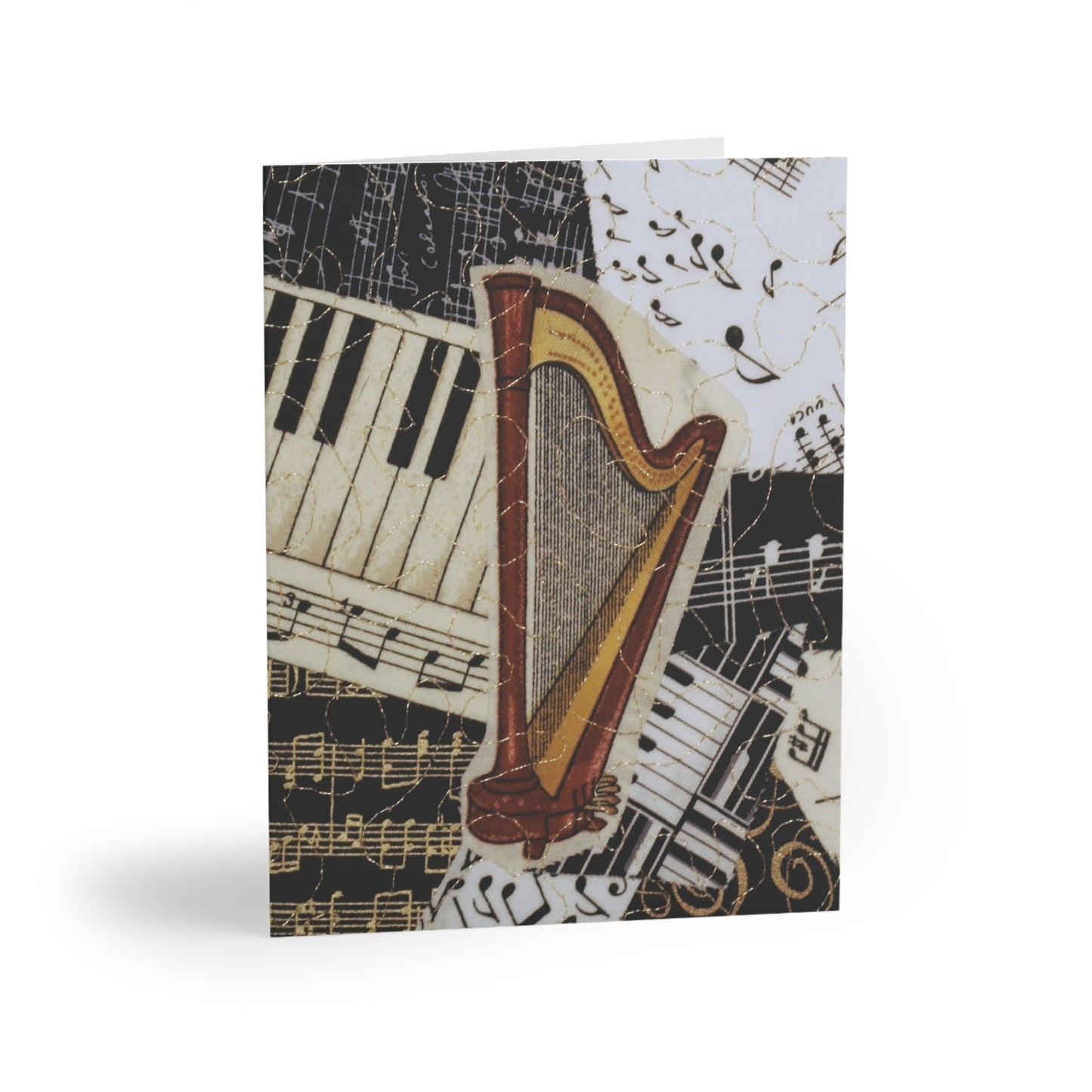Harp - Music Greeting Card