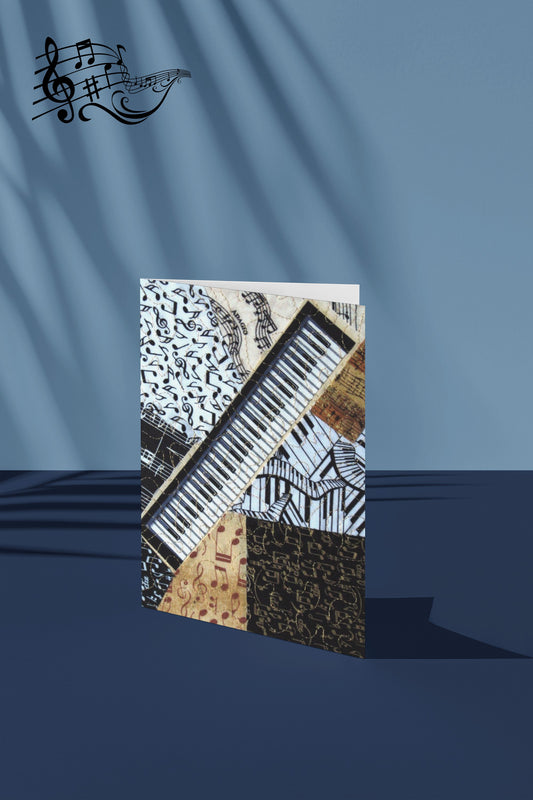 Keyboard - Music Greeting Card
