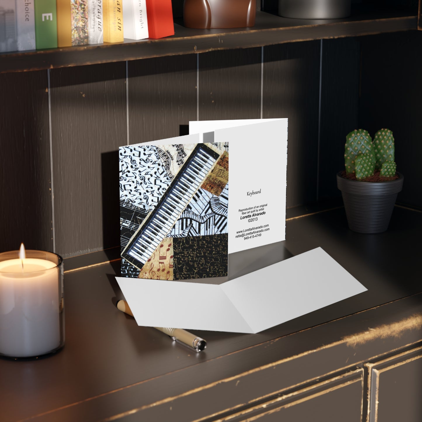 Keyboard - Music Greeting Card