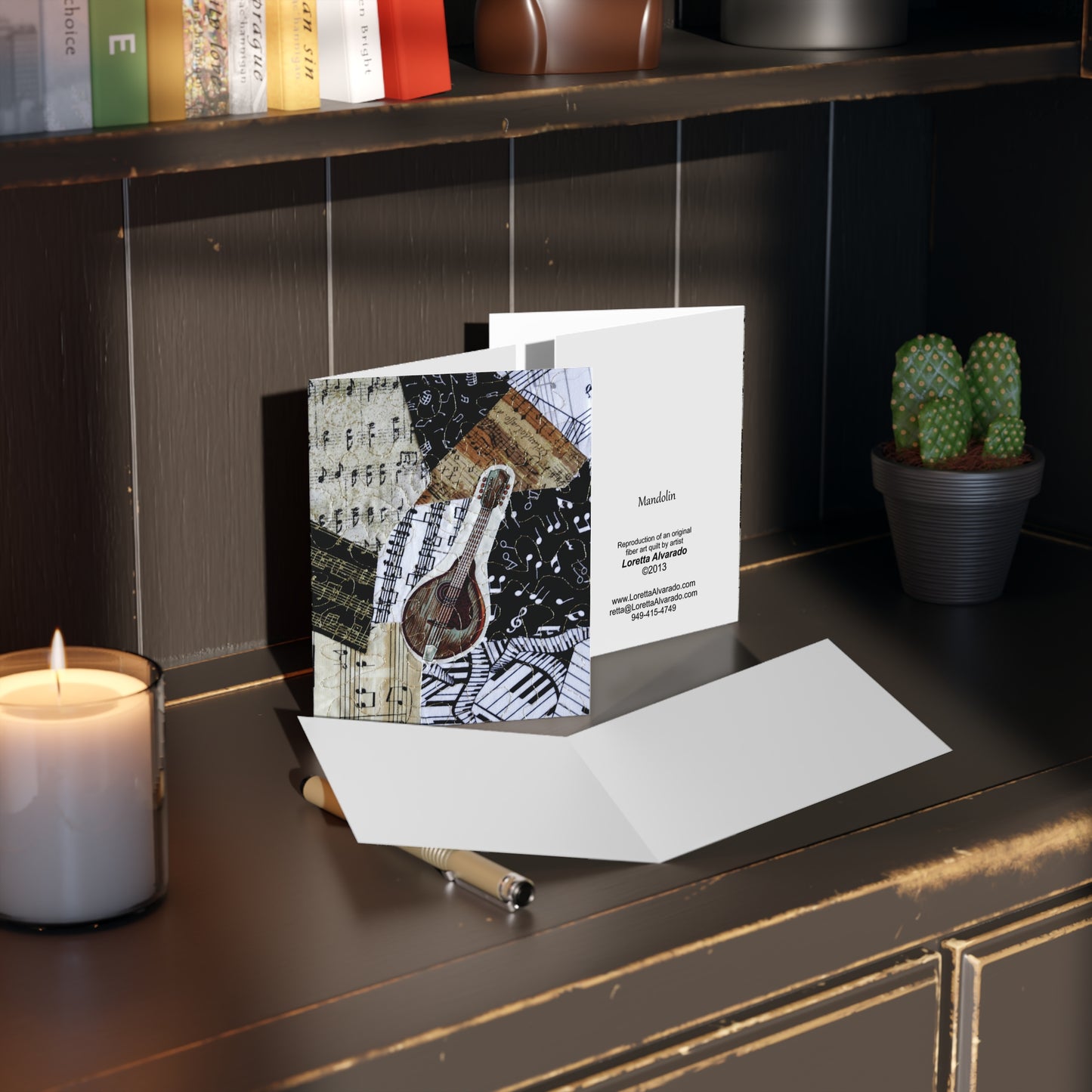 Mandolin - Music Greeting Card