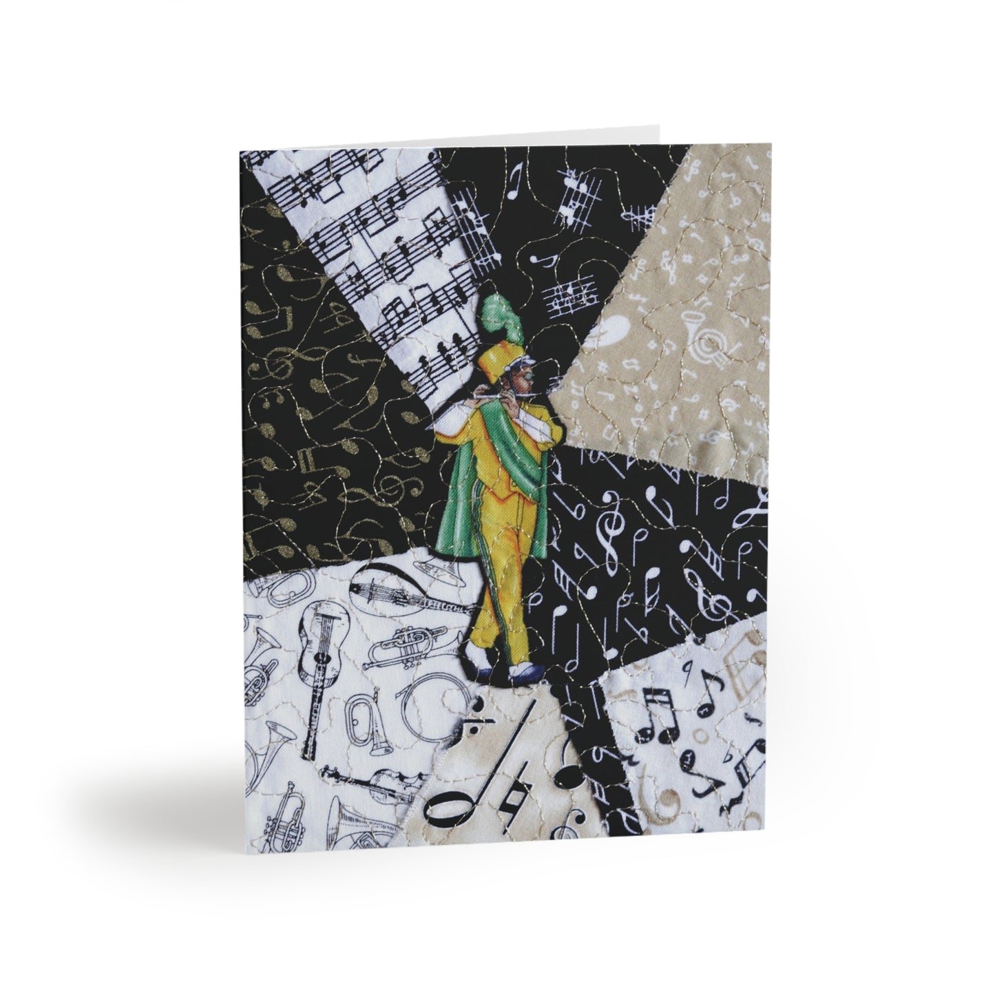 Marching Band - Flute - Music Greeting Card