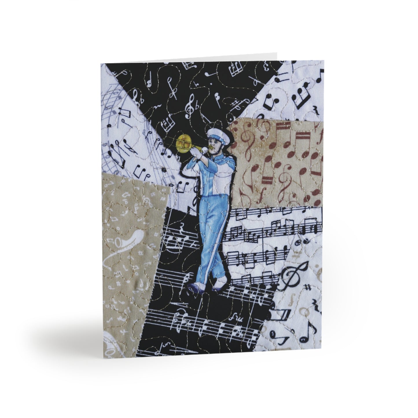Marching Band - Trombone - Music Greeting Card