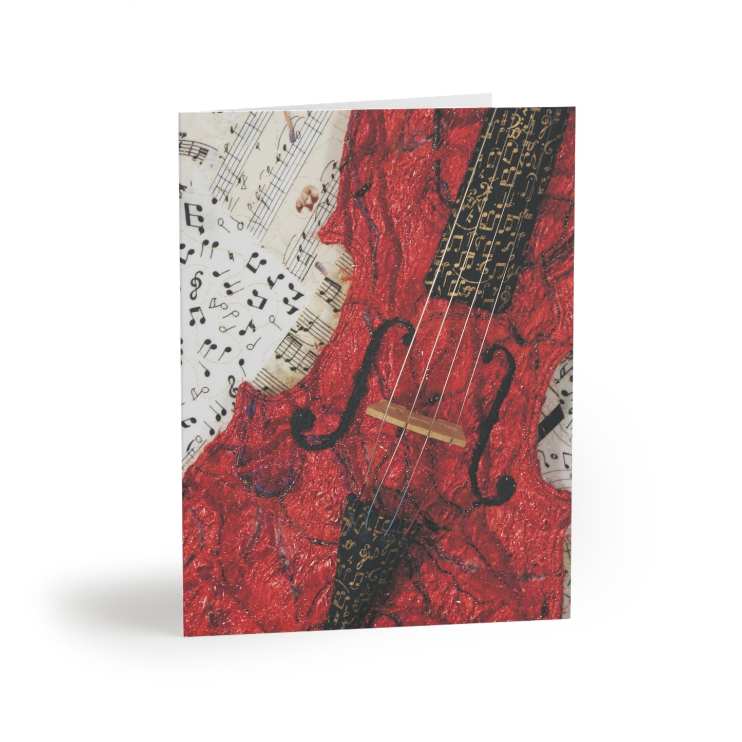Red Violin - Music Greeting Card