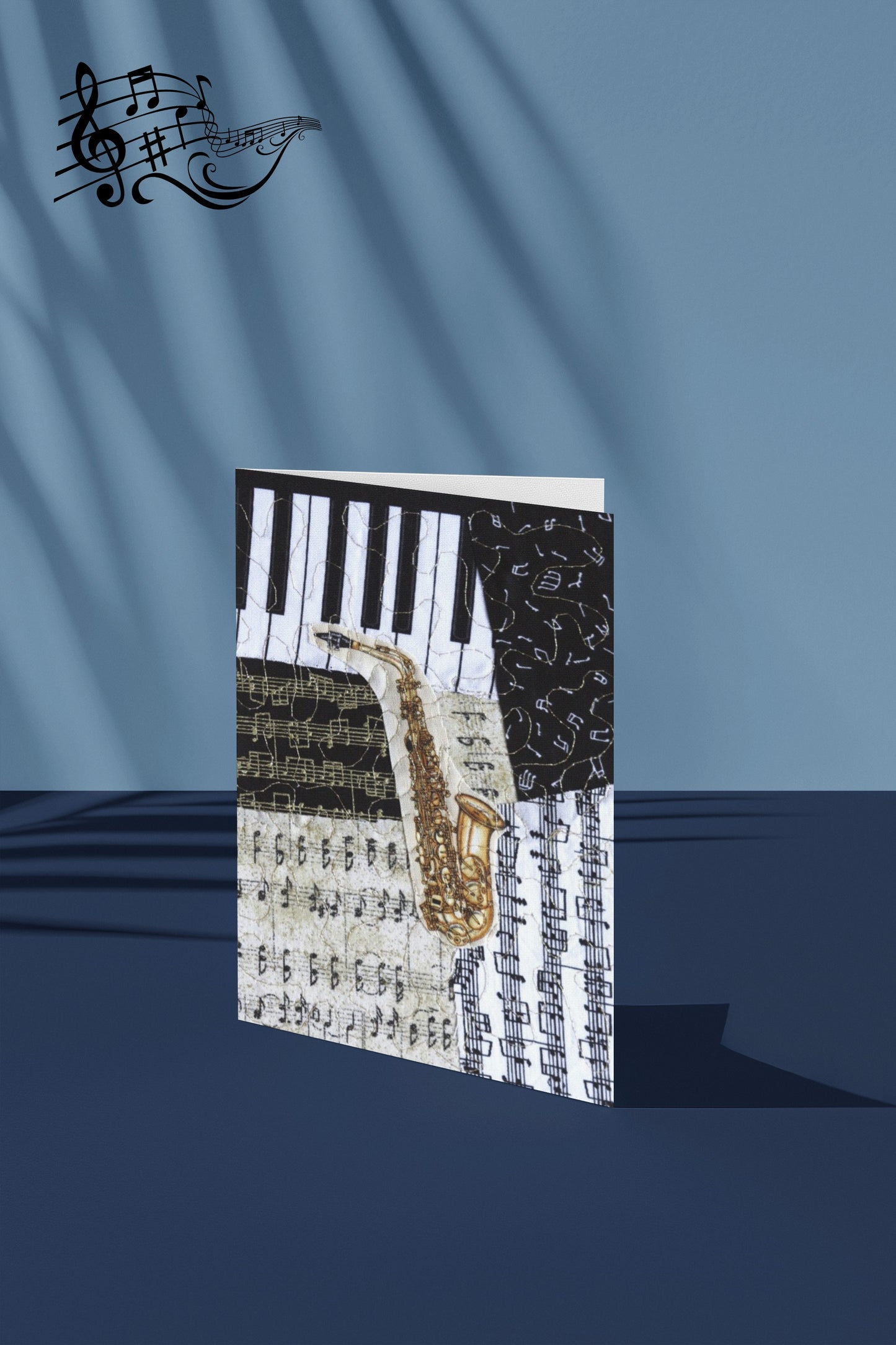 Saxophone - Music Greeting Card