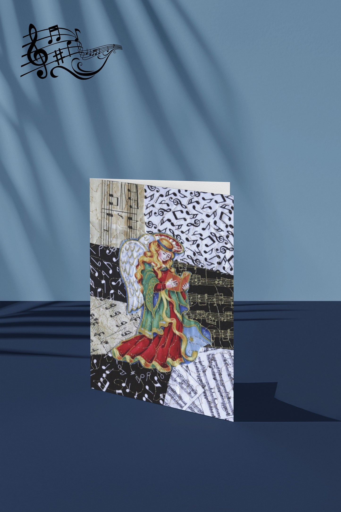 Singing Angel - Music Greeting Card