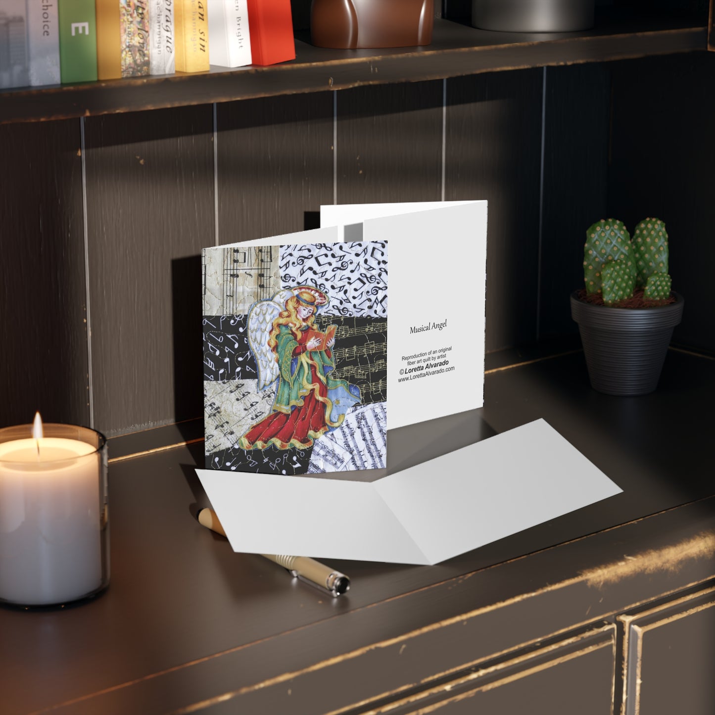 Singing Angel - Music Greeting Card