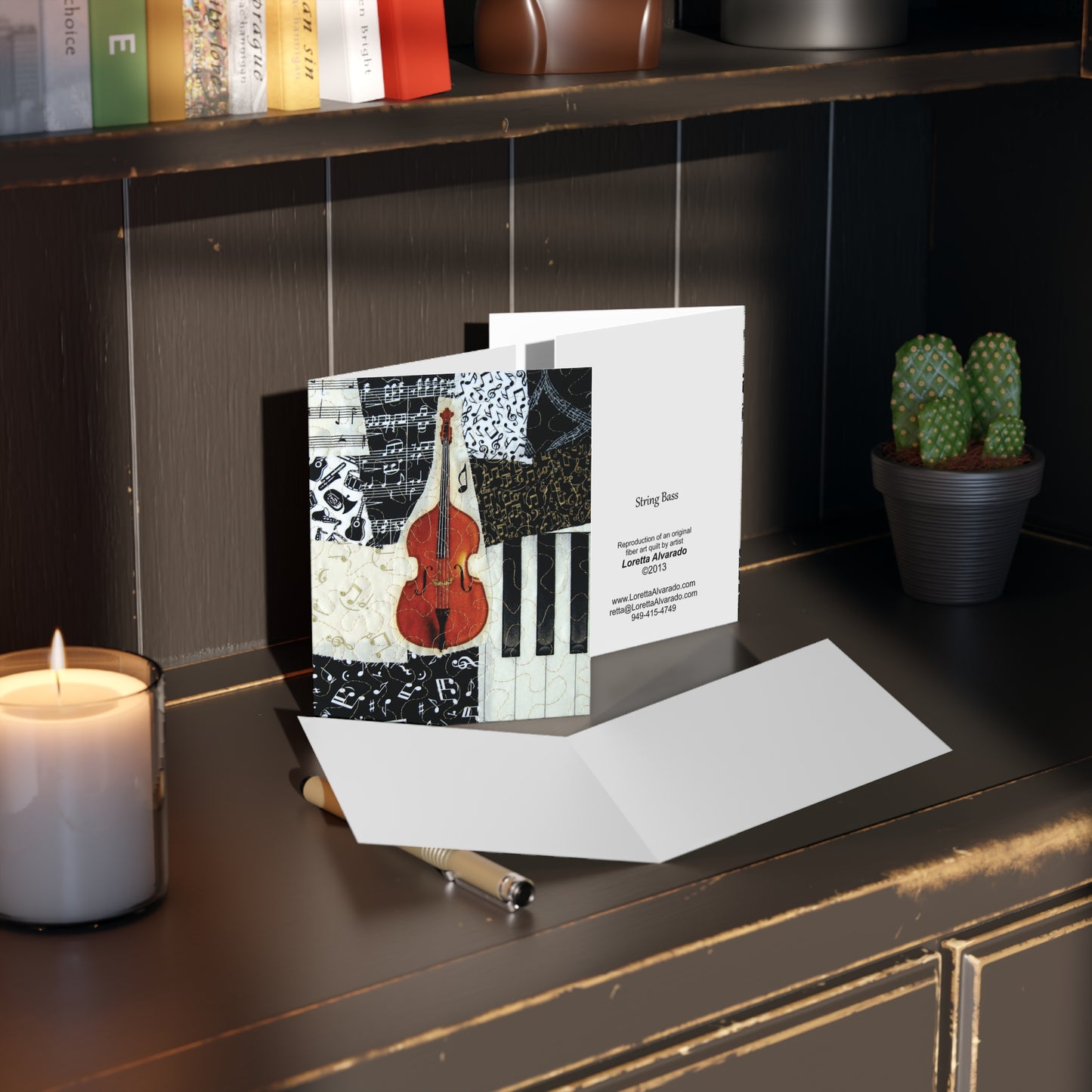 String Bass - Music Greeting Card