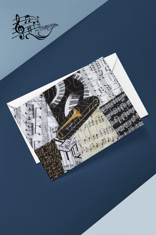 Trombone - Music Greeting Card