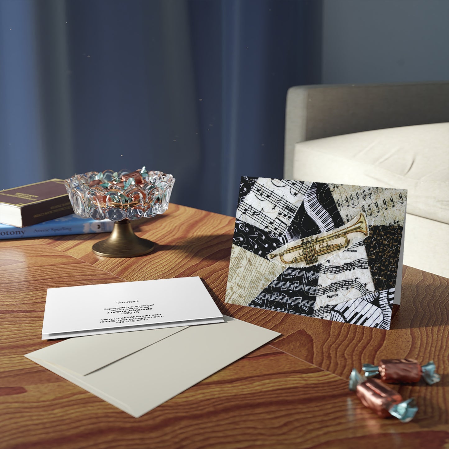 Trumpet - Music Greeting Card